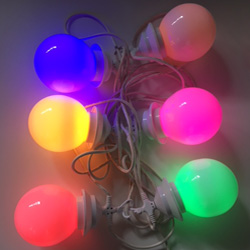 Auckland afstuderen triatlon 6 grote bollen met gekleurde LED-Lampen €12,00 - Partyverhuur Steur